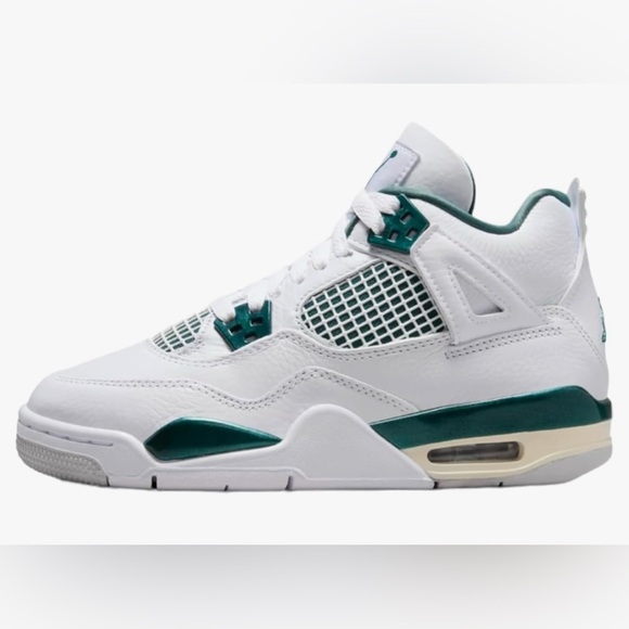 Jordan 4 Retro White/Oxidized Green-White size 14 - Picture 3 of 7